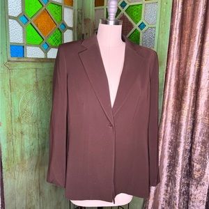 Chocolate Brown Oversized Blazer: Timeless Elegance